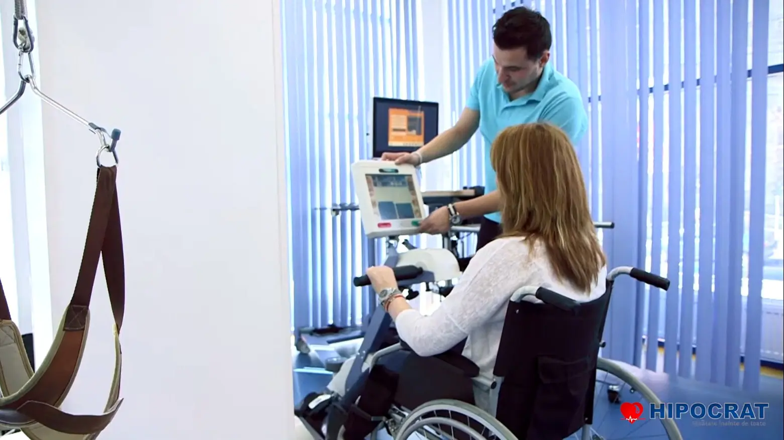 Recuperare medicala kinetoterapie bicicleta in cadrul HIPOCRAT