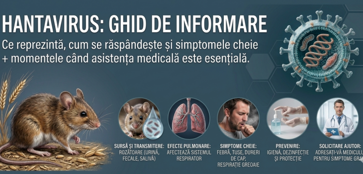 Hantavirus: simptome, transmitere, complicații și când trebuie mers urgent la medic